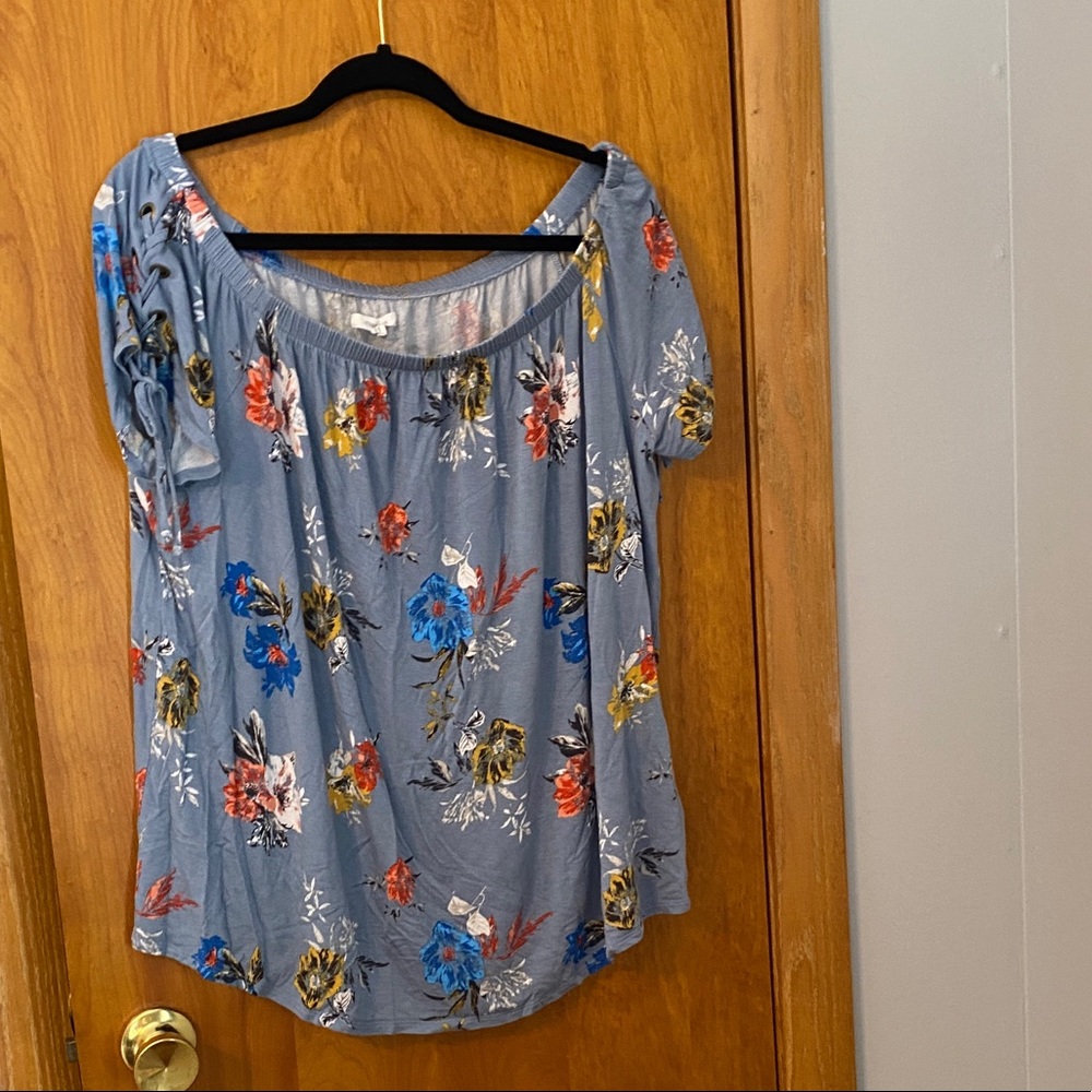 Off the shoulder shirt